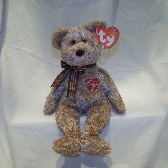 Ty Toys Vintage Collectible Beanie Baby 202 Original Signature Bear